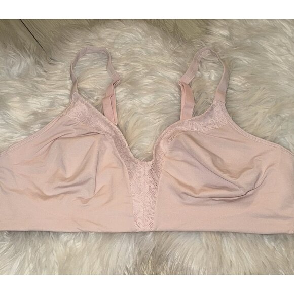 Playtex Secrets 4832 Ultra Soft Comfort Wire Free Bra Unlined Womens XL XLarge - Picture 3 of 6